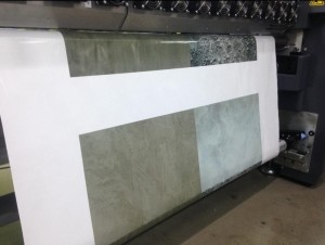 haarscherpe imitatie beton print
