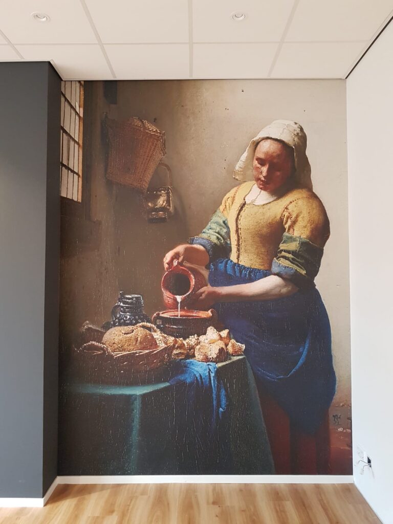 muurprint vermeer naadloos vinywall metroxl muurprint vermeer naadloos vinywall metroxl