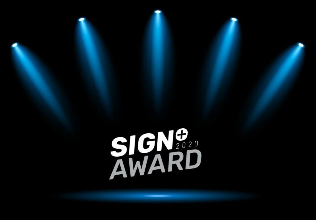 Uitreiking Sign+ Awards 2020