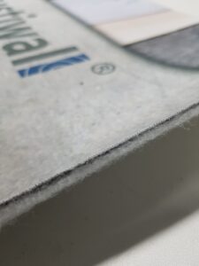naadloos behang akoestisch dempend akoestisch behang wandbekleding close up