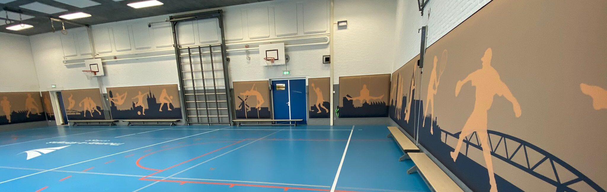 kracht van beeld in sportaccommodatie Pulastic Soundwall van MetroXL