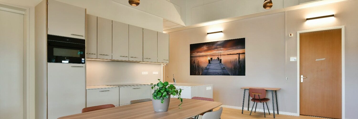 Prachtige visuals van MetroXL in keuken van woonlocatie De Waterboog